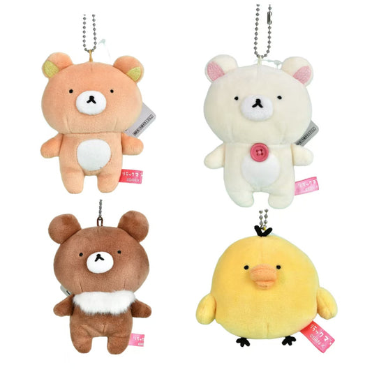 Rilakkuma dotted eye plush bag charm plush keyring for bags