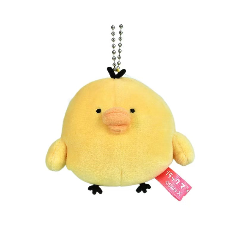 Rilakkuma dotted eye plush bag charm plush keyring for bags