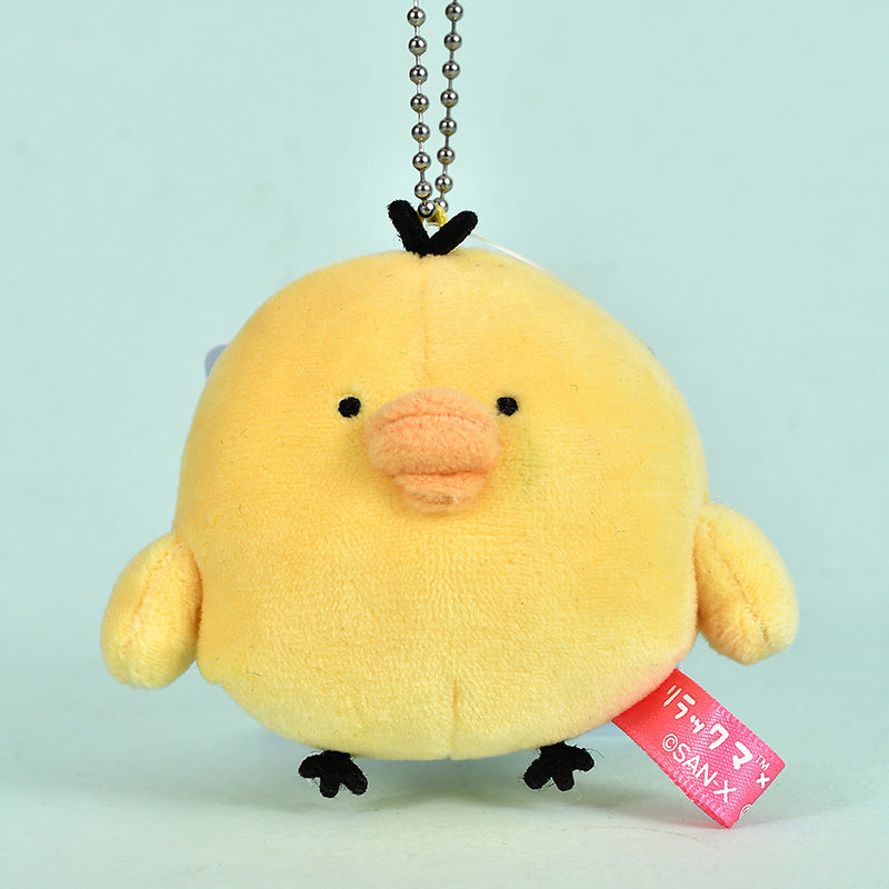 Rilakkuma dotted eye plush bag charm plush keyring for bags