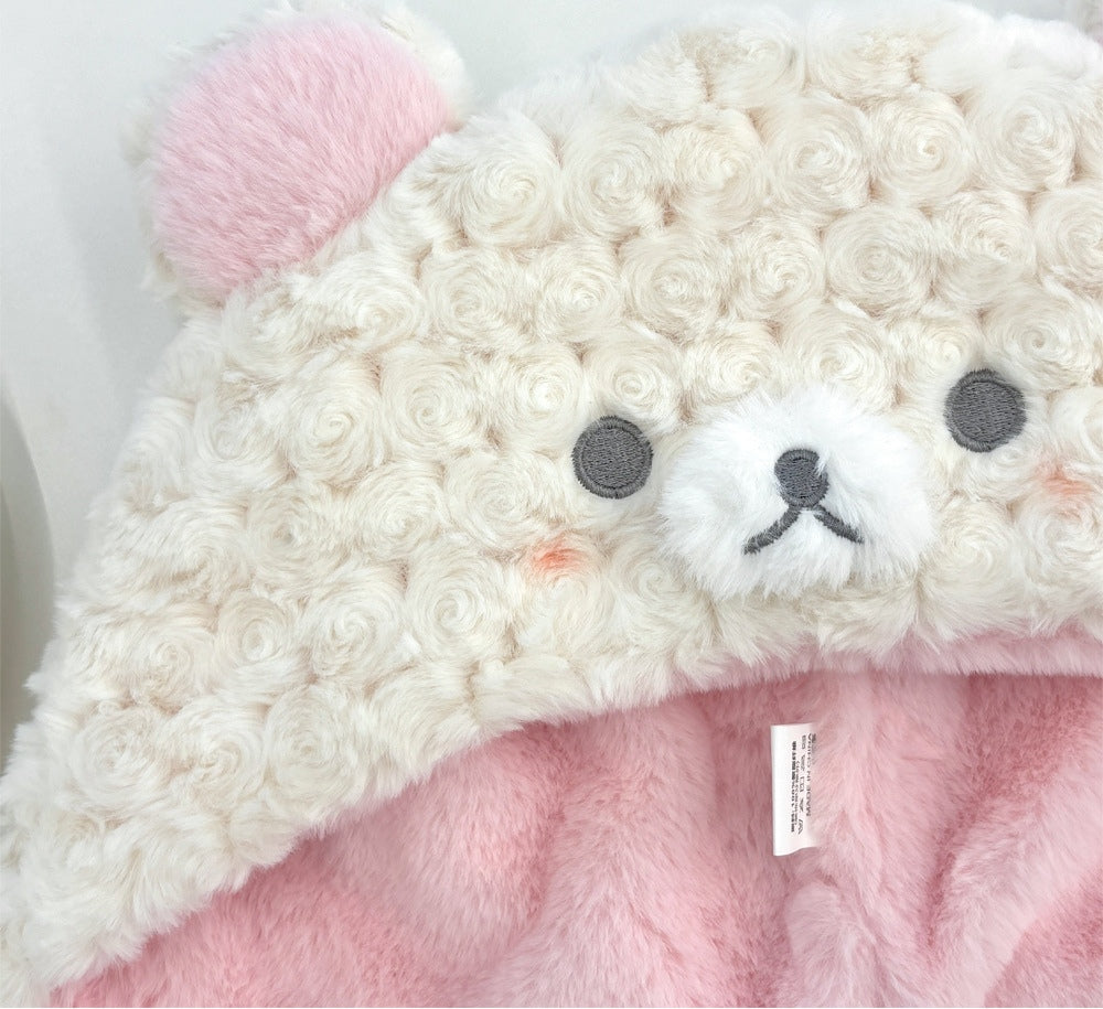 Korilakkuma fluffy hat for winter